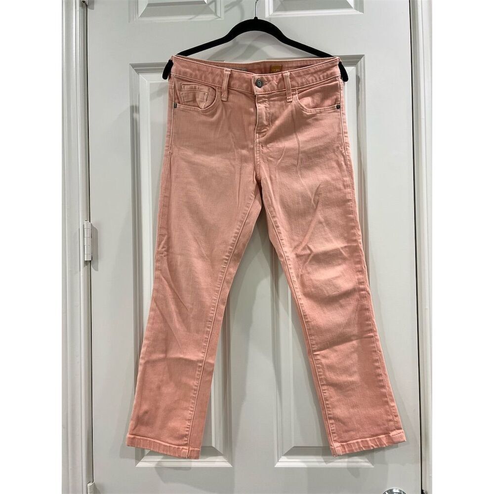 Pilcro and the Letterpress Blush Cropped Jeans